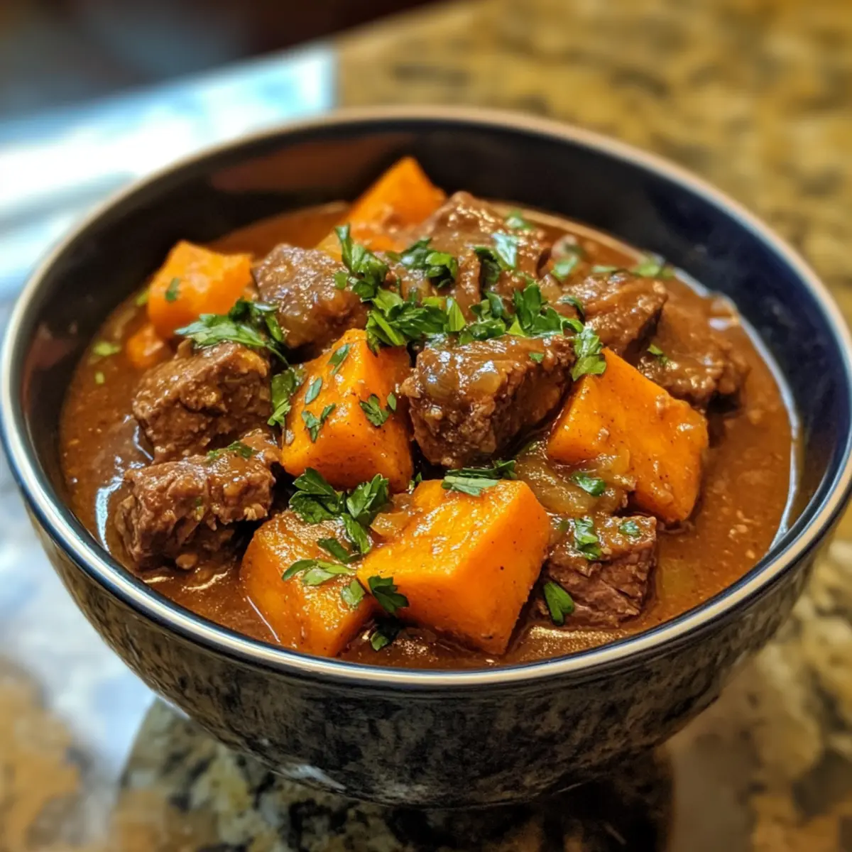 Easy Slow Cooker Beef & Sweet Potato Stew for Cozy Dinners